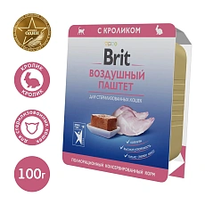 Brit Premium Воздушный паштет для стерилизованных кошек (Кролик)